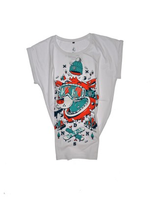 T-shirt Girlfriend Of Ice Bear Orange