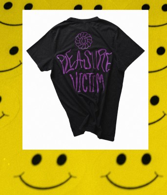 T-shirt Acid Black Pleasure Victim 