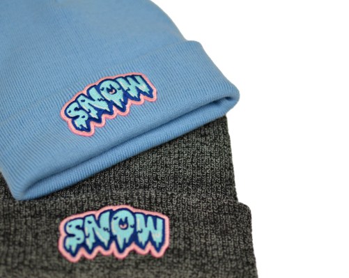 Beanie Snow Patch Blue