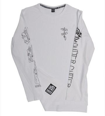 LONGSLEEVE BUTTER CUTTER WHITE LIGHT