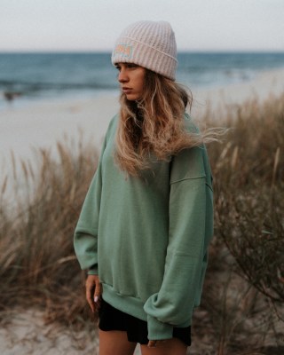  SAGE PUFFY SWEATSHIRT