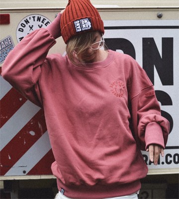  SWEATSHIRT PUFFY RUSTY