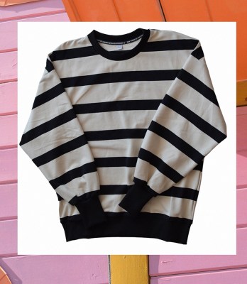 Puffy Stripes Sweatshirt 