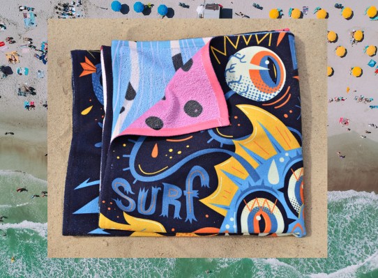 ACID FISH BEACH TOWEL