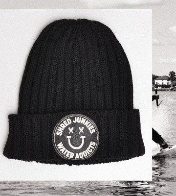 BEANIE SHRED JUNKIES BLACK