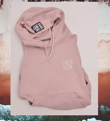 SHRED SISTA PINK HOODIE