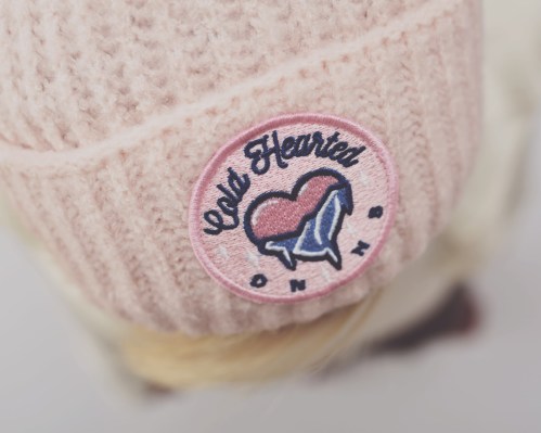 SOFT PINK PLUSH BEANIE