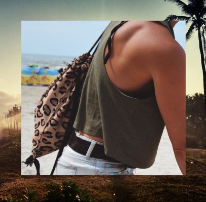 TANK LOW CROP OLIVE