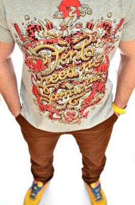 T-shirt wild-vibes-grey