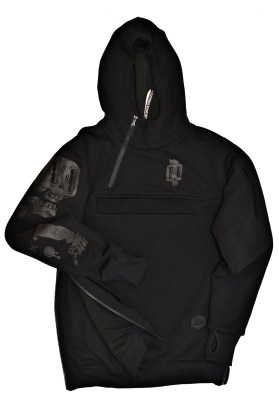 DOUBLE KILLER HOODIE BLACK