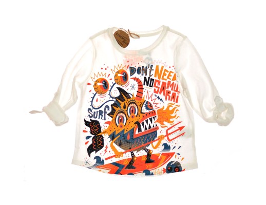 Gone Surfing Long Sleeve Tabbed T