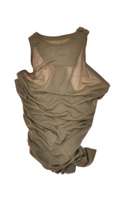 Khaki Low Cut Dress